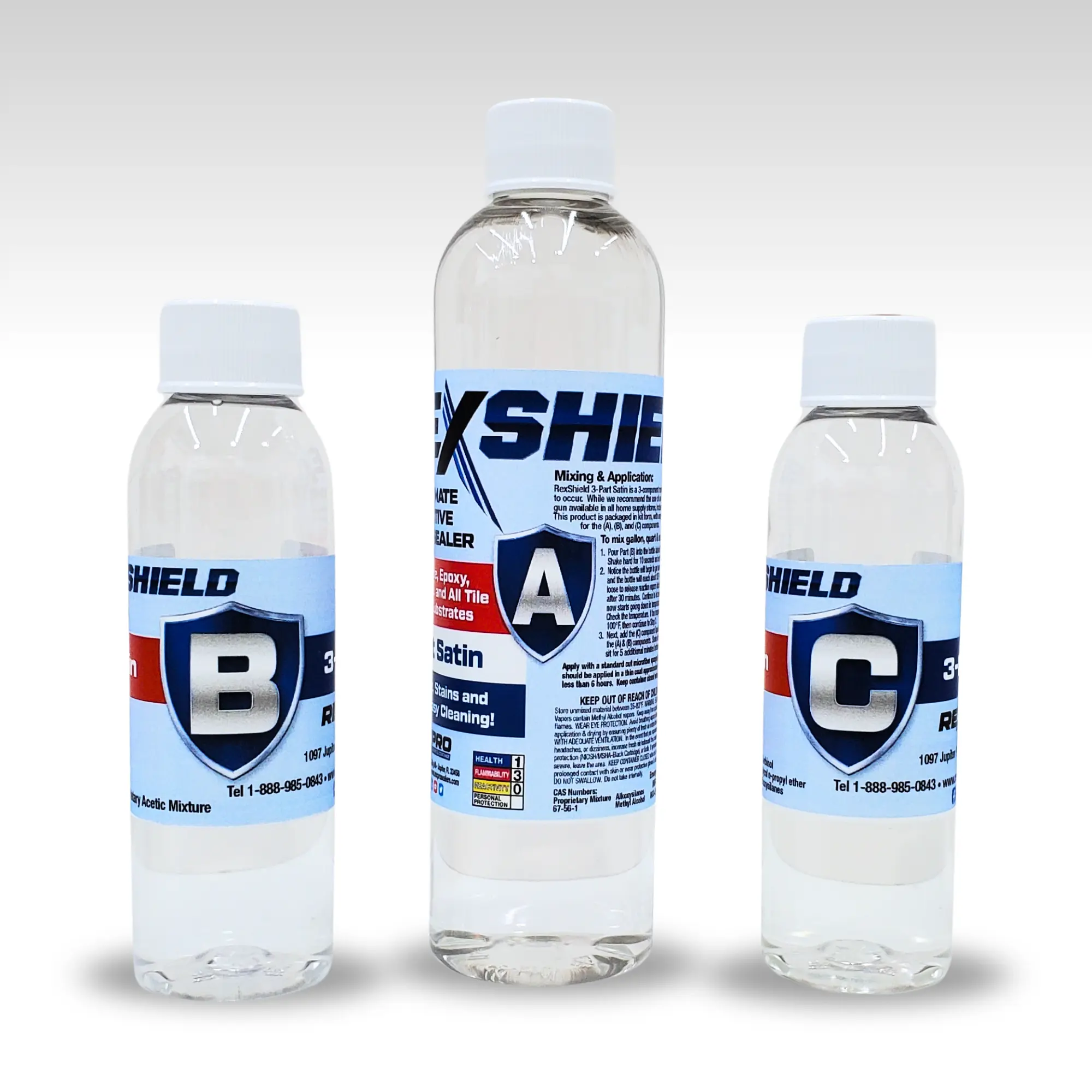 3-Part 8oz Sample Bottle Image