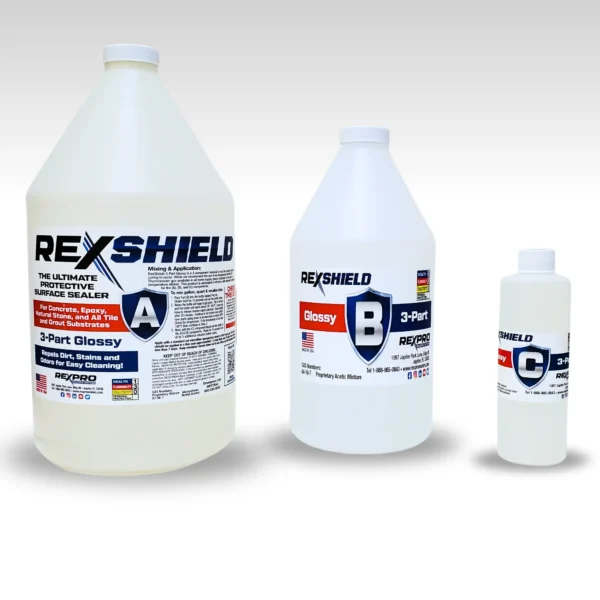 3-Part Glossy Gallon Bottle Image