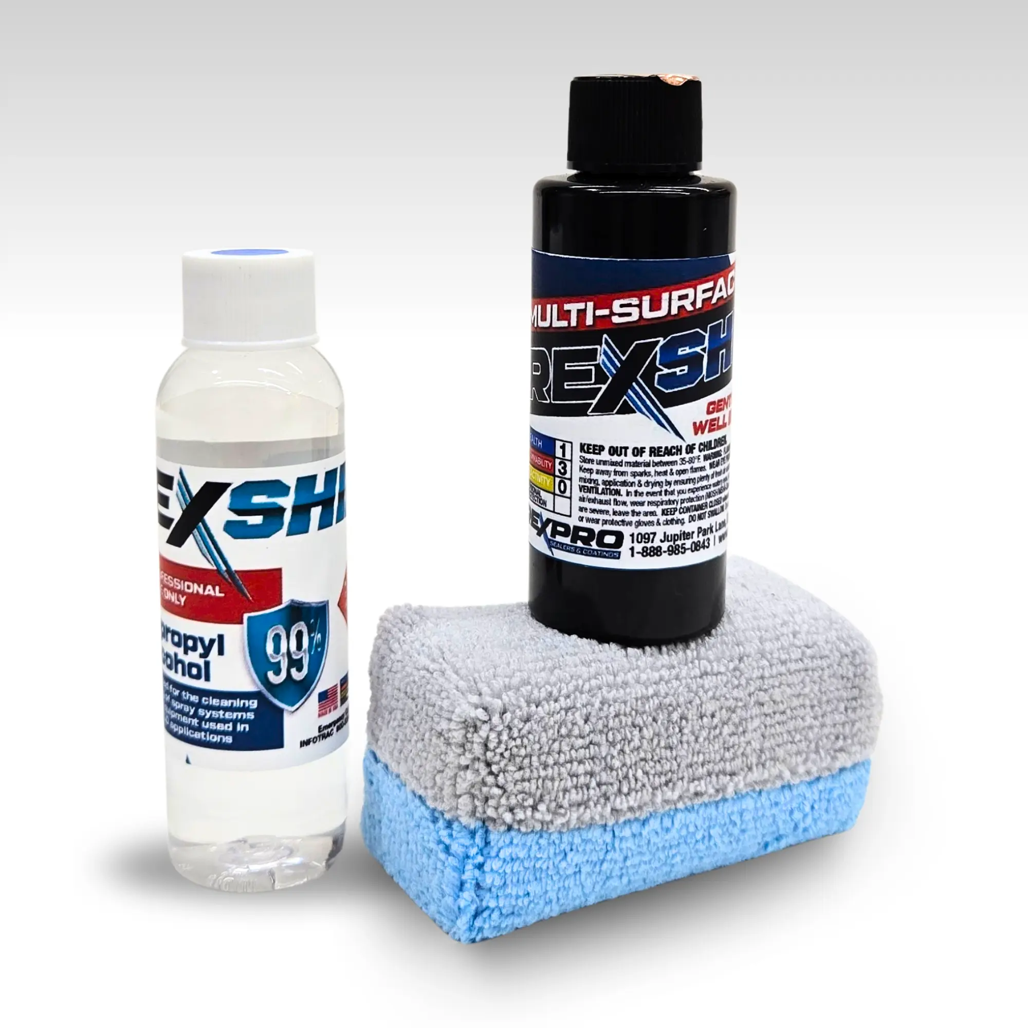 RexShield A1 Multi-Surface 2oz w_2oz 99 IPA Sample Bottle
