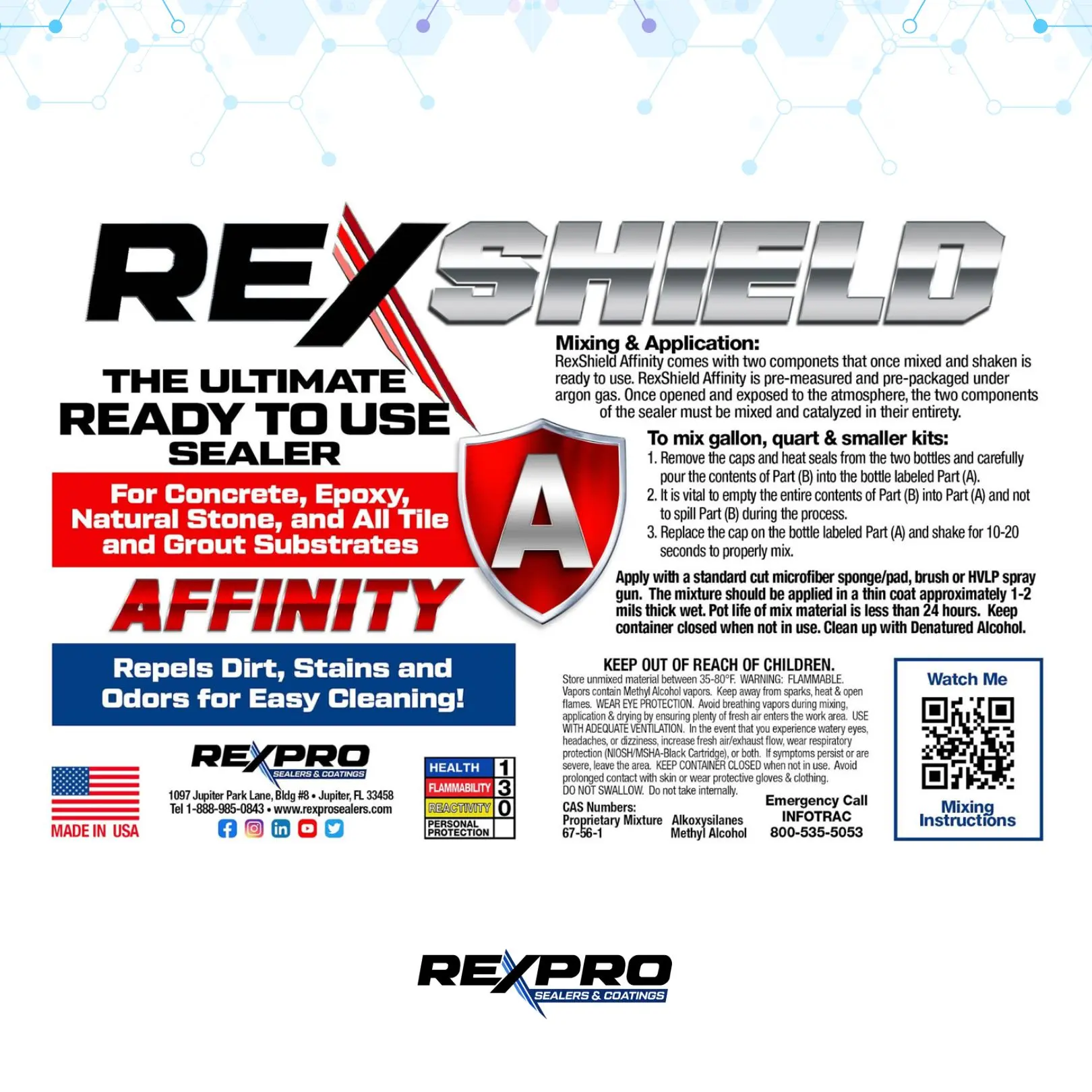 RexShield - Affinity - Concrete Sealer Epoxy Sealer Tile Sealer Paver Sealer RexShield - Affinity - Concrete Sealer Epoxy Sealer Tile Sealer Paver Sealer