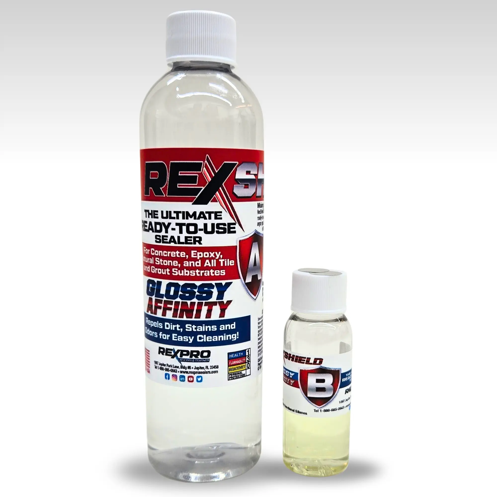RexShield Glossy Affinity by RexPro Sealers and Coatings 8oz Sample Bottle