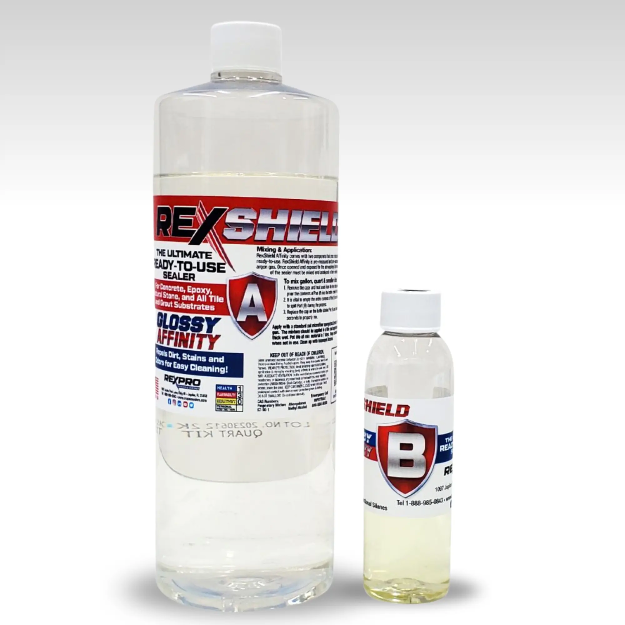 RexShield Glossy Affinity by RexPro Sealers and Coatings Quart Bottle