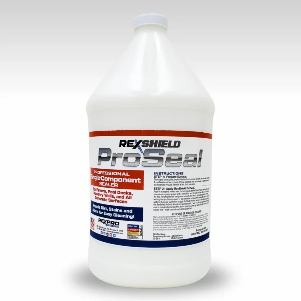 RexShield - ProSeal - Paver Concrete Pool Decks Masonry Wall Sealer Gallon