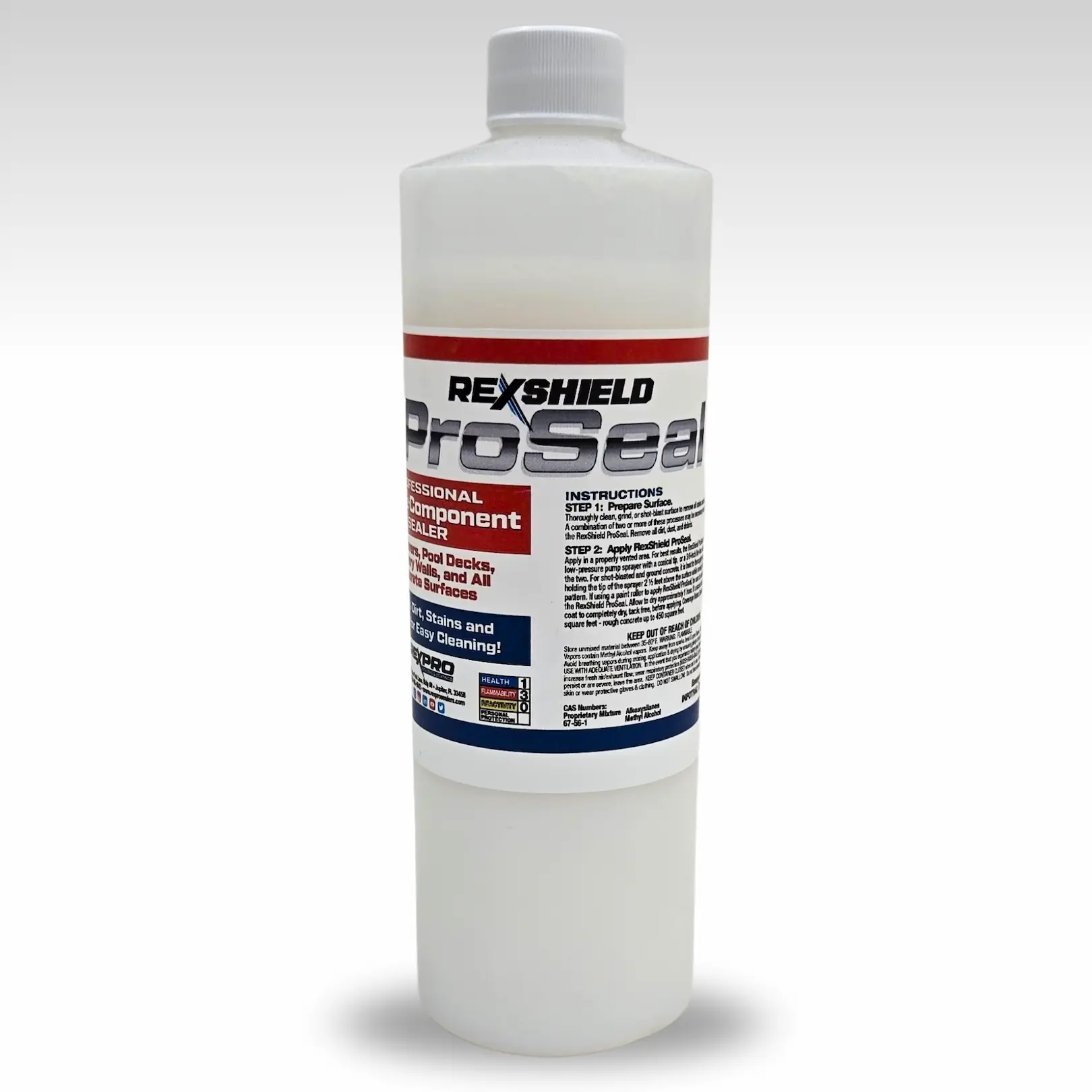 RexShield ProSeal Paver Concrete Pool Decks Masonry Wall Sealer Pint