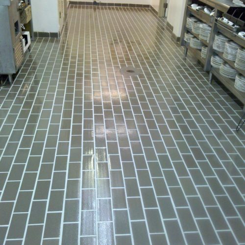 Tile restoration - sealed tile after